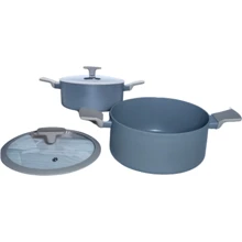 Каструля S&T ALUM зі скляною кришкою 4.5 л (9596-24): Тип Традиционная