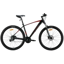 Велосипед Leon TN-80 AM Hydraulic lock out HDD 29" 19" черный с красным (матовый) 2024 (OPS-LN-29-174): Материал рамы Алюминий