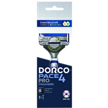 Dorco PACE Одноразовая бритва для мужчин 4 лезвия 1 шт.: Вид Бритвенные станки