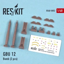 Набор вооружений RESKIT Американская авиационная бомба GBU 12, 2 шт. RS48-0052: Производитель RESKIT