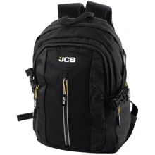 Мужской рюкзак JCB черный (FULJCBBP66-BLK-YEL): Пол Мужской