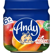Пюре Andy персик нектарин 80 г (4813163003414): Вид Фруктовое