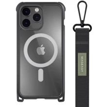 Чехол для iPhone Switcheasy Odyssey M Strap Leather Black (MPH57P173EA23) for iPhone 15 Pro Max: Цвет черный