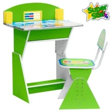 Super Star парта+стул (Scool) Green: undefined undefined