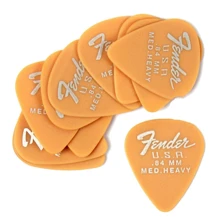 Медиатор Набор медиаторов Fender 351 Dura-Tone .84 12-Pack Butterscotch Blonde (229380): Тип Медиатор