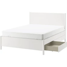 Каркас ліжка із ящиками ІКЕА TONSTAD 140х200 см (90489086): undefined undefined