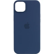 Чохол для iPhone TPU Silicone case with Magsafe Strom Blue для iPhone 14 Plus: Колір синий