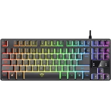 Клавиатура Trust GXT 833 Thado TKL USB Black (23724): Подключение проводное