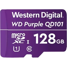 Карта пам'яті WD 128GB microSDXC UHS-I Class 10 QD101 Purple (WDD128G1P0C): Тип карти MicroSDXC