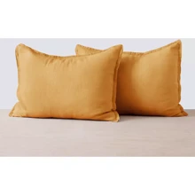 Наволочка SoundSleep Muse mustard Льон гірчична 50х70 см (93429702): Тип наволочка