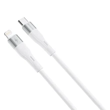Кабель Proove Cable USB-C to Lightning Light Silicone 27W 1m White (CCLC27002102): Тип USB-C - Lightning