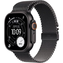 Apple Watch Ultra 3 GPS + Cellular 49mm Black Titanium Case with Black Titanium Milanese Loop - Medium (MF1Q4): Размер корпуса 49mm