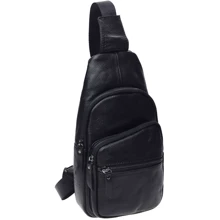 Мужская сумка-слинг Keizer черная (K11037-black): Пол Мужской