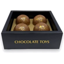 Шокобомбы с маршмеллоу Laviva Chocolate 4 шт. в коробке 150 г (UA-0303): Вес, г 150
