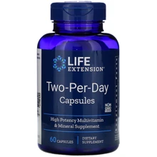 Life Extension, Two-Per-Day Capsules, 60 Capsules (LEX23176): Тип мультивітаміни