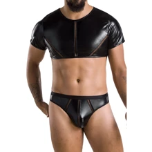 Сексуальний комплект Passion 057 SET PETER black XXL/XXXL: Для кого Для чоловіків
