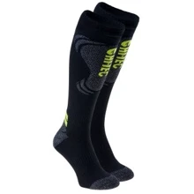 Жіночі гірськолижні шкарпетки Hi-Tec Inspy 40-43 (25-29) чорні (INSPY-BLK/GR MELANGE/LIM PUNCH): undefined undefined