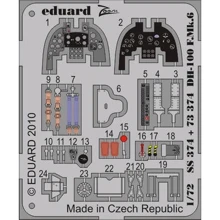 Фототравлення Eduard 1/72 Винищувач DH-100 Вампір F.Mk.6, кольоровий, для Amodel (EDU-SS374): Виробник Eduard