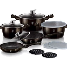 Berlinger Haus Shiny Black 13 предметів (7032-BH): Матеріал корпусу алюминий