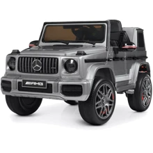 Детский электромобиль Bambi Racer Mercedes-Benz G63, серый (M 4180EBLRS-11): Вид джип