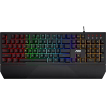 Клавиатура AOC GK200 Gaming Rainbow LED USB (GK200D32R): Подключение проводное