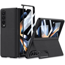 Аксесуар для смартфона GKK Leather Wallet with Stand Carbon для Samsung F936 Galaxy Fold 4: Сумісність Samsung F936 Galaxy Fold 4