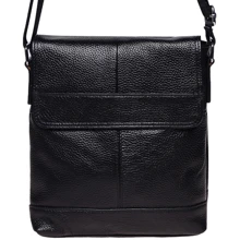 Чоловіча сумка планшет Borsa Leather чорна (K13822-black): Стать Чоловік