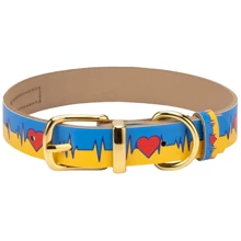 Нашийник шкіряний для собаки HiDog "Життя" XS - ширина 10 мм (19-25 см) (201/1033): Виробник HiDog
