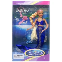 Кукла Bambi DEFA Lucy 20983 Русалка (меняет цвет волос) (Синий): Возраст от 3 лет