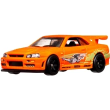 Колекційна машинка Hot Wheels Nissan Skyline GT-R BNR34 серії Форсаж (HNW46/HKD21): Тип Готовая модель