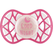 Пустушка Nuvita Air55 Cool ортодонтична з ковпачком світиться в темряві GOOD NIGHT 6m+ марсаловий (NV7084GM): Вік старше 6 месяцев