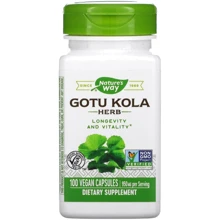 Nature's Way Gotu Kola Herb 950 mg Центелла Азиатская 100 вегакапсул: Форма выпуска Капсулы