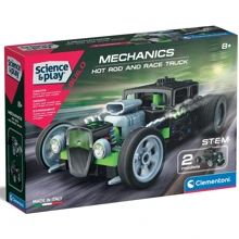 Конструктор 2 в 1 Clementoni Hot Rod & Race Truck Science & Play 120 деталей (8005125750764): undefined undefined