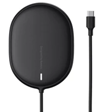 Зарядний пристрій Baseus Wireless Charger MagSafe Light Magnetic 15W Black (WXQJ-01) для iPhone 16 I 15 I 14 I 13 I 12 series: Особливості MagSafe