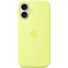 Чехол для iPhone Apple iPhone 17 Silicone Case with MagSafe - Neon Yellow (MGEV4): Цвет желтый