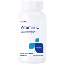 GNC Vitamin C 1000 mg, 100 Vegetarian Caplets: Тип Витамин C