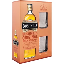 Сувенирный набор Bushmills Original 0.7 л + 2 стакана (NMF4820181427818): Объем, л 0.7