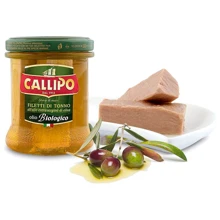 Филе тунца в органическом оливковом масле Callipo 170 г (8001561012374): Вес нетто 170 г