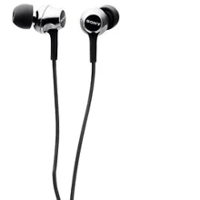Наушники Sony MDR-EX155 Black: Тип конструкции вакуумные