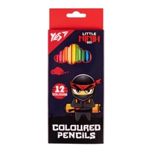 Олівці кольорові Yes 12 кольорів Ninja синій (290716): Тип Цветные