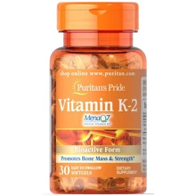 Puritan's Pride Vitamin K-2 (MenaQ7) 50 mcg-30 Softgels: Тип вітамін K