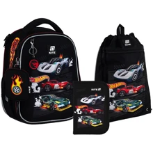 Набор Kite рюкзак + пенал + сумка для обуви 555 Hot Wheels (SET_HW25-555S): Производитель KITE