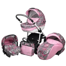Універсальна коляска 3в1 Verdi Pepe Eco 11 (Pink Mix): Тип коляски універсальна коляска (3-в-1)