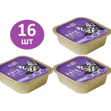 Влажный корм для кошек Regis паштет с печенью 16х100 г (5999862739300): Тип Паштет