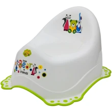 Детский горшок Maltex Bear&Friends 2K белый/зеленый 5313_50: Цвет белый