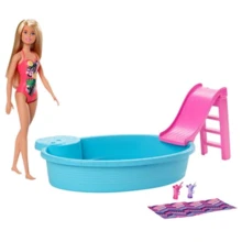 Игровой набор Barbie Развлечения возле бассейна (GHL91): Производитель Barbie