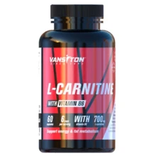 Жироспалювач Vansiton L-Carnitine With Vitamine B6 60 capsules: Стать Унисекс