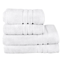 Полотенце Maisonette Micro Touch махровое белый 50х100 см (14079): Тип махровое полотенце