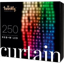 Гирлянда Smart LED Twinkly Pro Curtain RGBW 250 AWG22 IP65 черный: Тип Бахрома