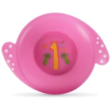 Мисочка Baboo Safari с ручками от 6 месяцев розовая (9-030): Материал пластик